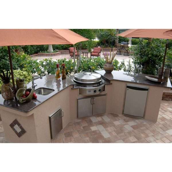 Evo Affinity 30G Built-In Flat-Top Propane Gas Grill - 10-0055-LP