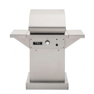 TEC Patio FR 26-Inch Freestanding Grill On Stainless Steel Pedestal