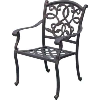 Darlee Santa Monica 7 Piece Round Aluminum Patio Dining Set