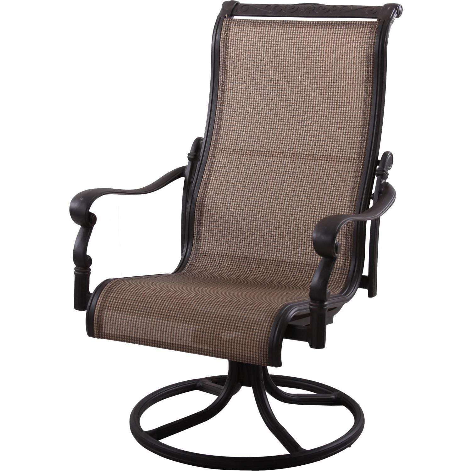 dar008ds-4 Darlee Monterey 7 Piece Sling Patio Dining Set