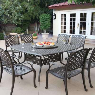 Darlee Nassau Dining Set with Lazy Susan
