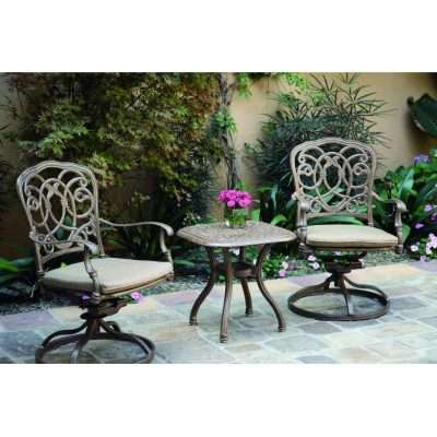 Darlee Florence 3 Piece Patio Bistro Set
