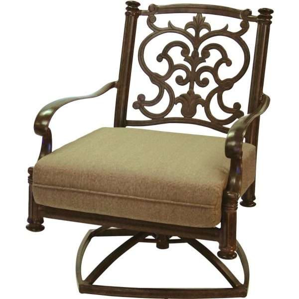 Darlee Santa Barbara 8 Piece Aluminum Conversation Seating Set