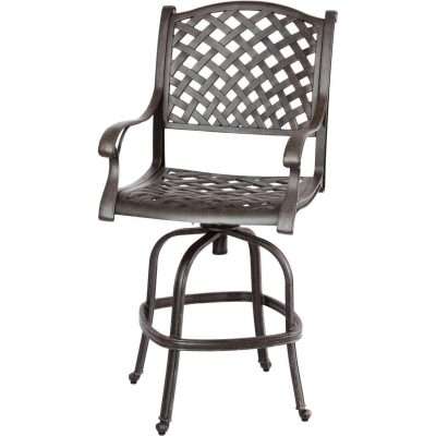 Darlee Nassau 5 Piece Cast Aluminum Patio Bar Set