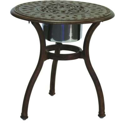 Darlee Victoria 3 Piece Resin Wicker Bistro Set