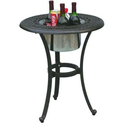 Darlee Elisabeth 3 Piece Cast Aluminum Patio Bistro Set