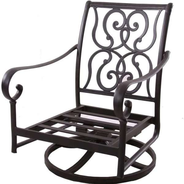 Darlee Santa Anita 3 Piece Aluminum Patio Conversation Seating Set