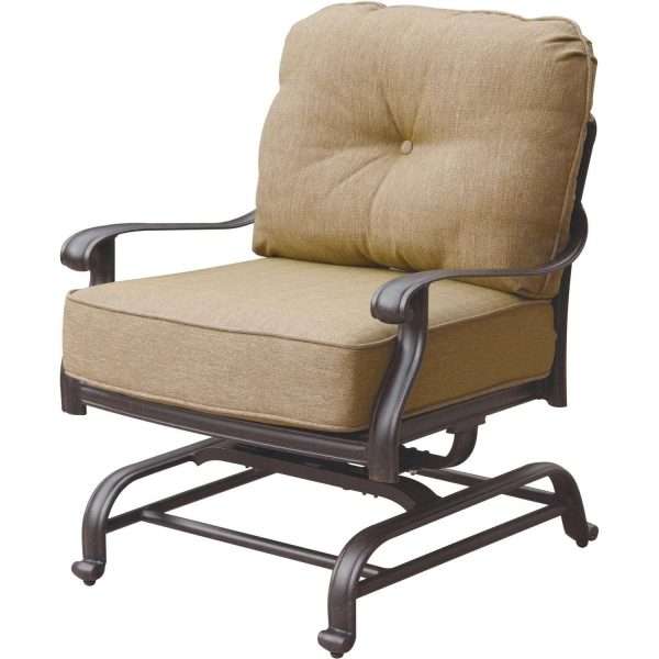 Darlee Elisabeth 5 Piece Aluminum Fire Pit Conversation Set