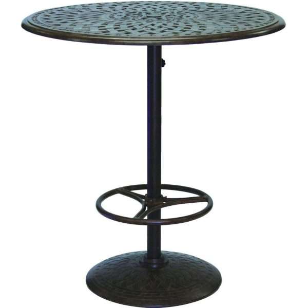 Darlee Santa Barbara 5 Piece Cast Aluminum Patio Bar Set