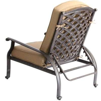 Darlee Nassau 8 Piece Cast Aluminum Conversation Seating Set