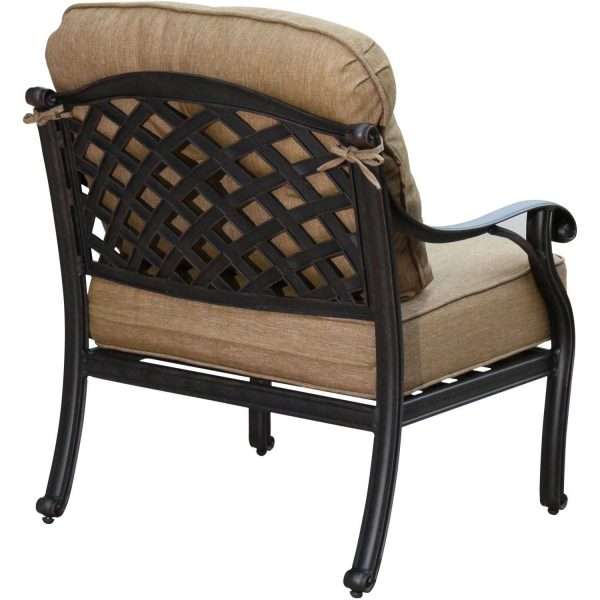 Darlee Nassau 8 Piece Cast Aluminum Conversation Seating Set