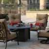Darlee Santa Anita 5 Piece Patio Fire Pit Seating Set