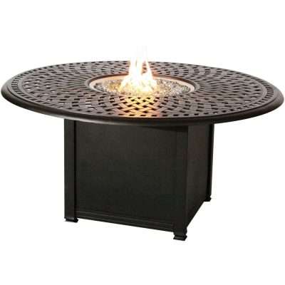 Darlee Santa Monica 5 Piece Fire Pit Patio Set