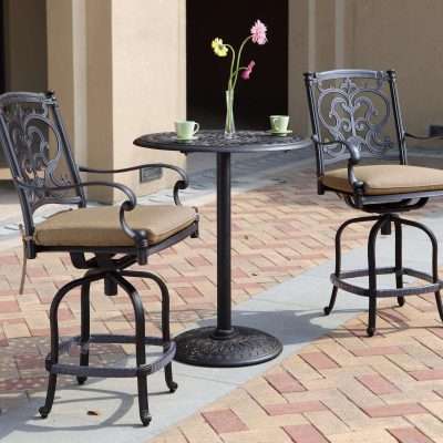 Darlee Santa Barbara 3 Piece Counter Height Bar Set