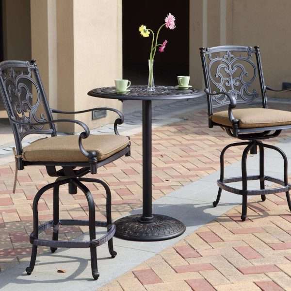 Darlee Santa Barbara 3 Piece Counter Height Bar Set