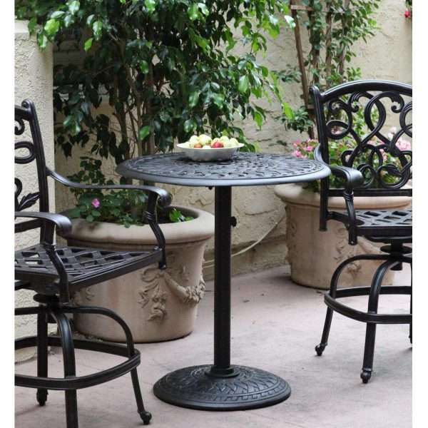 Darlee Santa Monica 3 Piece Counter Height Patio Bar Set