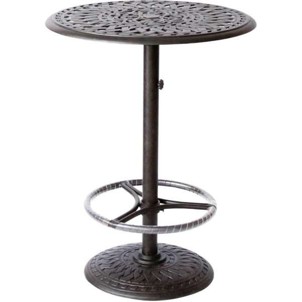 Darlee Victoria 3 Piece Resin Wicker Patio Bar Set