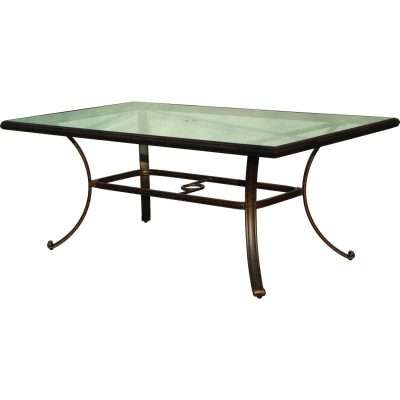 Darlee Classic Cast Aluminum Patio Dining Table