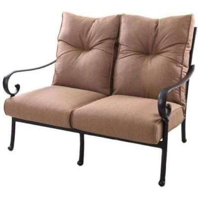 Darlee Santa Anita 6 Piece Aluminum Patio Conversation Seating Set