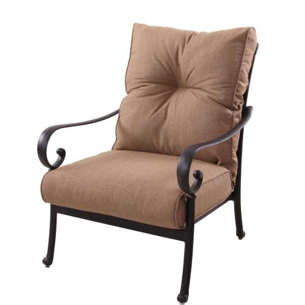 Darlee Santa Anita 6 Piece Aluminum Patio Conversation Seating Set