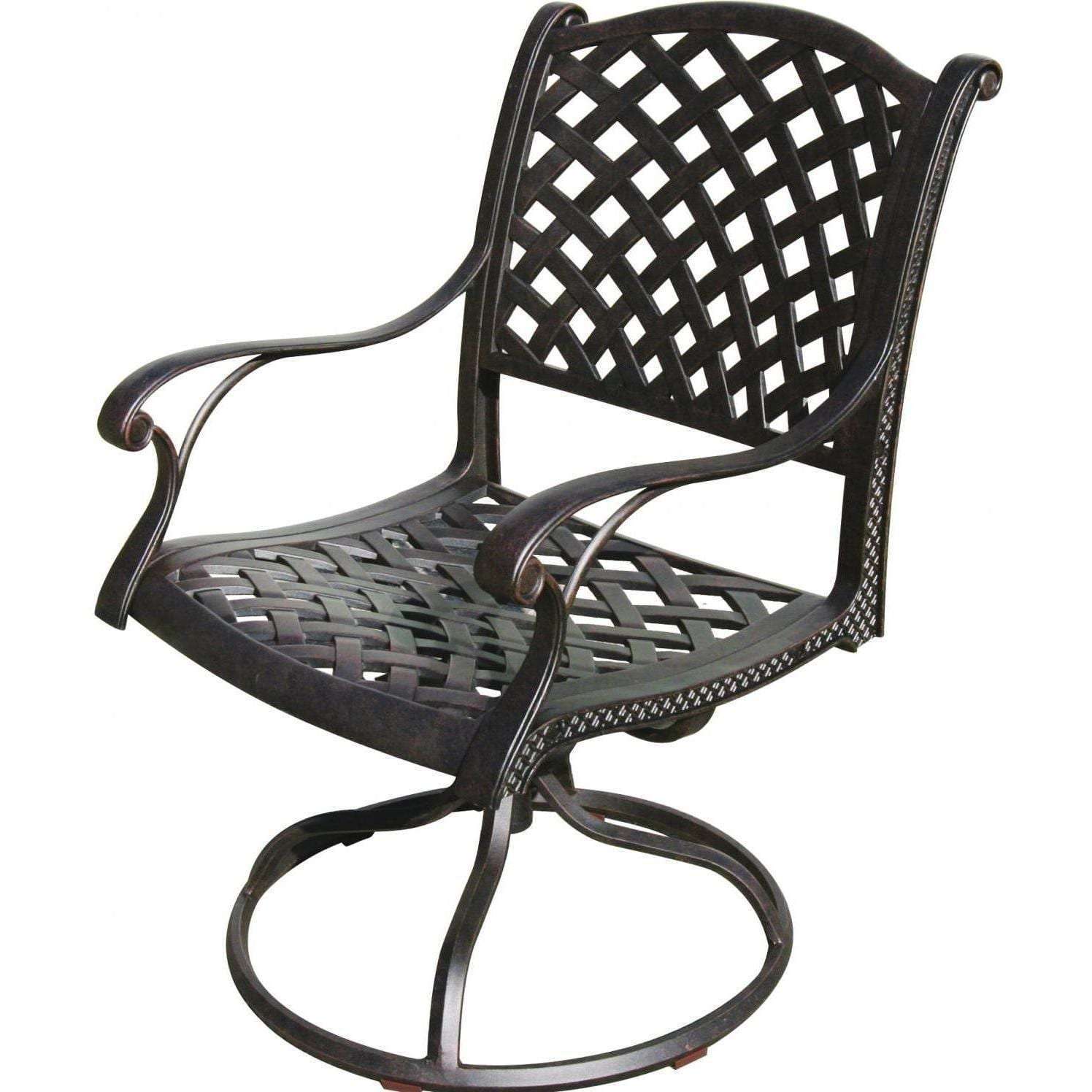 dar023ds-4 Darlee Nassau 7 Piece Cast Aluminum Patio Dining Set