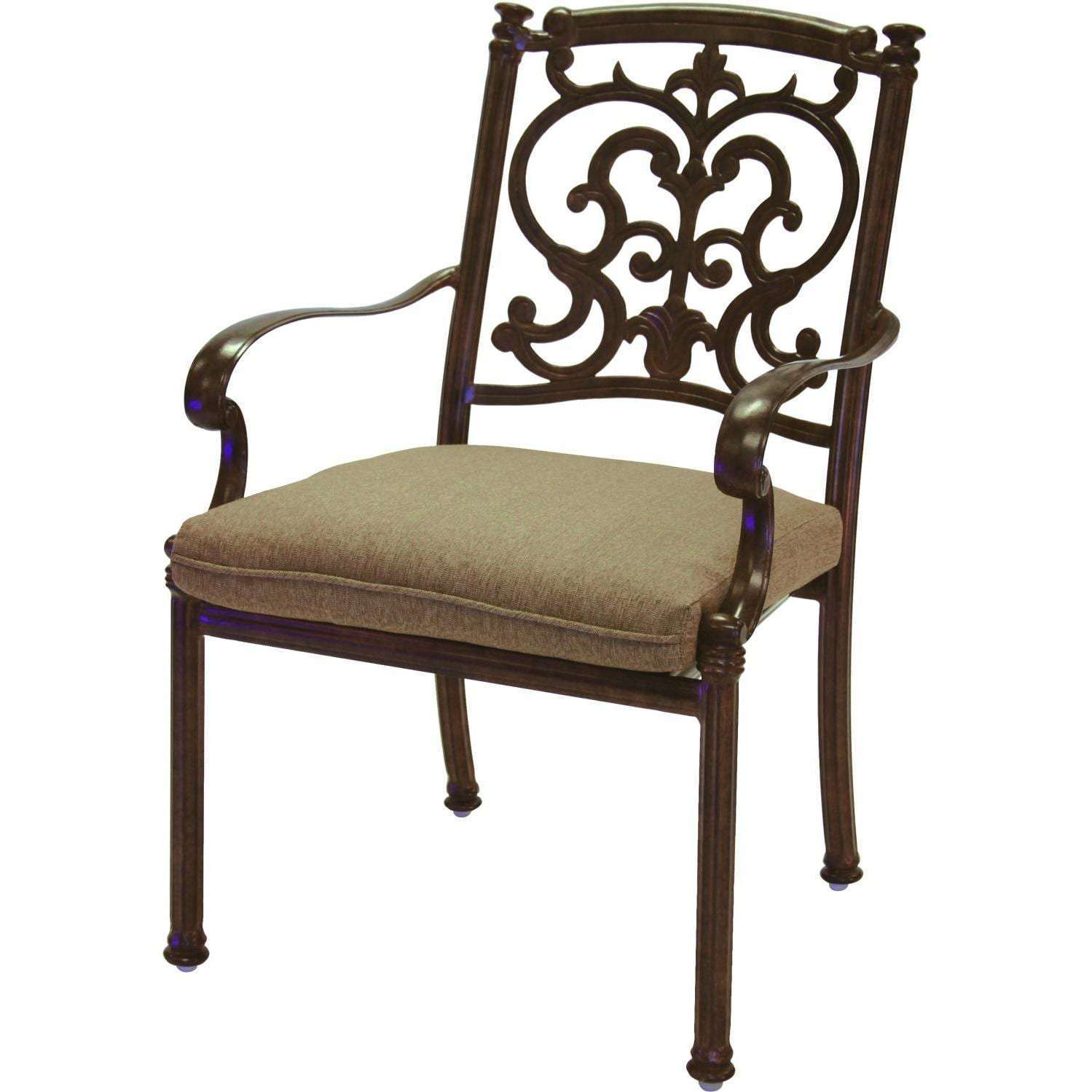 dar036ds-3 Darlee Santa Barbara 9 Piece Cast Aluminum Patio Dining Set