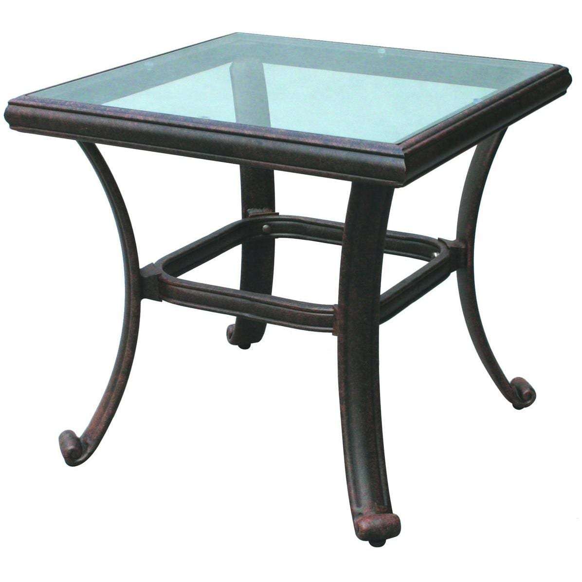 Darlee Classic Cast Aluminum Patio End Table The Outdoor Store