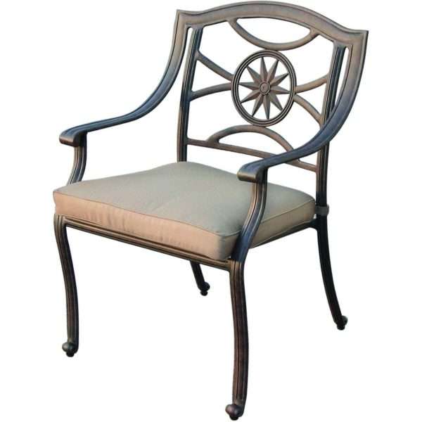 Darlee Ten Star 7 Piece Cast Aluminum Patio Dining Set