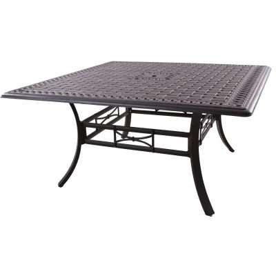 Darlee Victoria 9 Piece Resin Wicker Counter Height Dining Set