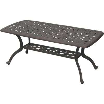 Darlee Santa Monica 7 Piece Aluminum Conversation Seating Set