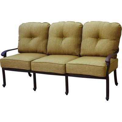 Darlee Santa Monica 7 Piece Aluminum Conversation Seating Set