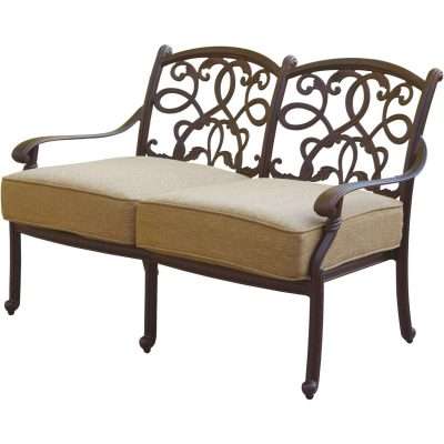 Darlee Santa Monica 7 Piece Aluminum Conversation Seating Set