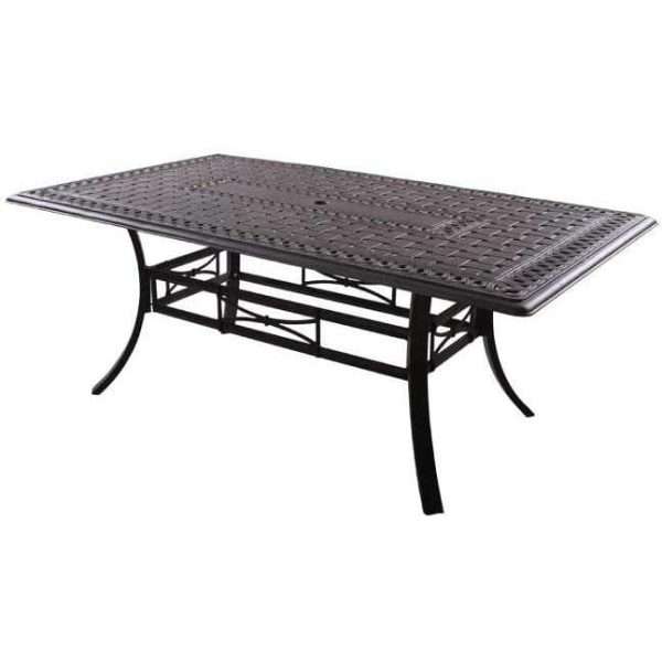 Darlee Series 88 Cast Aluminum Patio Dining Table