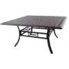 Darlee Series 88 60-Inch Cast Aluminum Patio Dining Table