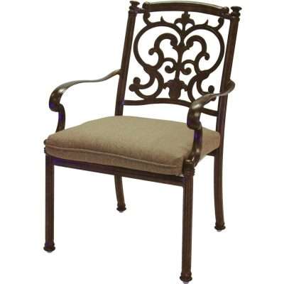 Darlee Santa Barbara 5 Piece Cast Aluminum Patio Dining Set