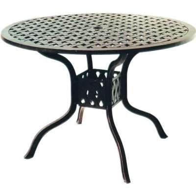 Darlee Santa Monica 5 Piece Cast Aluminum Patio Dining Set