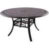 Darlee Series 88 54-Inch Cast Aluminum Patio Dining Table