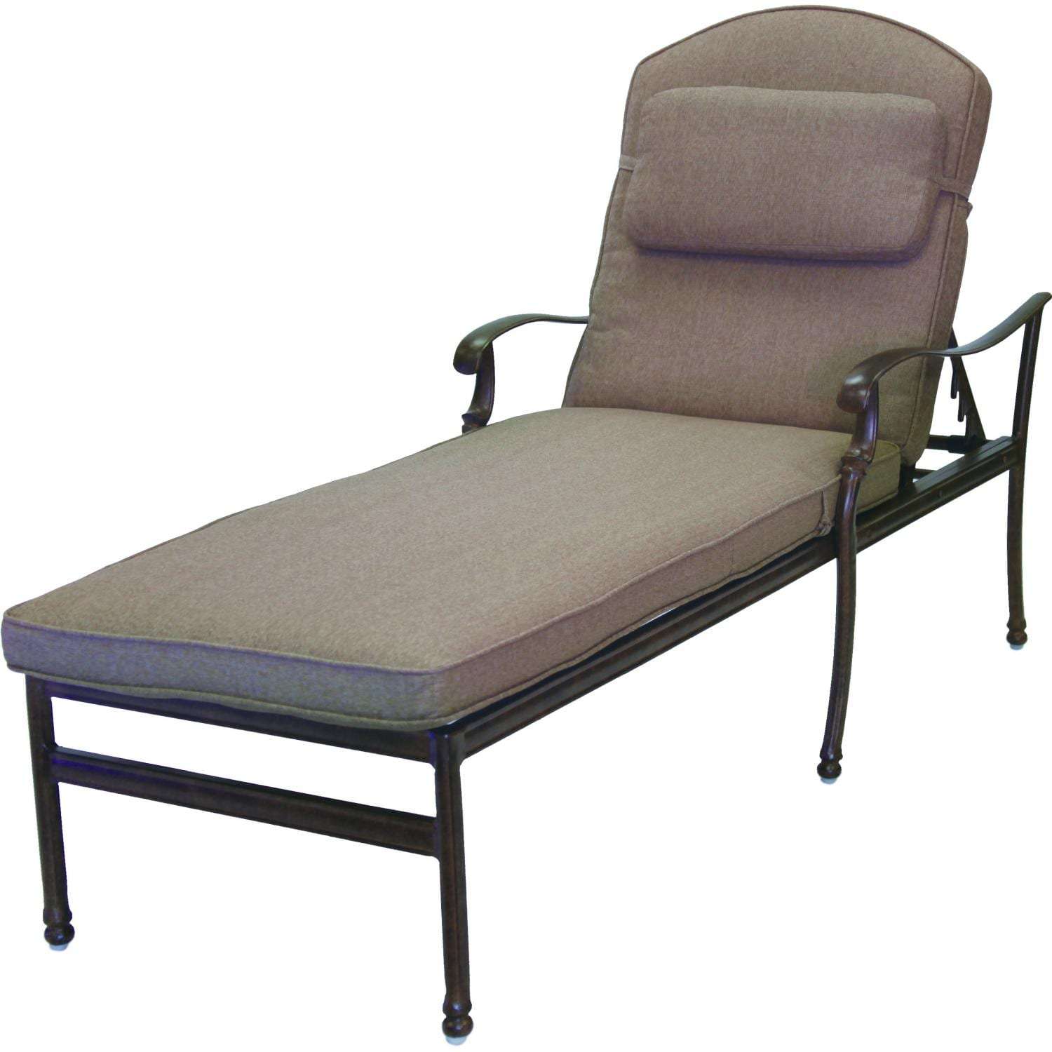 Darlee Florence Cast Aluminum Patio Chaise Lounge