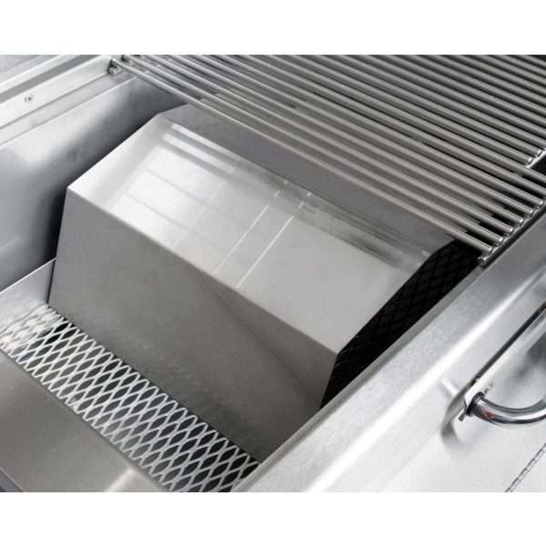 Fire Magic Charcoal Grills Legacy Smoker Grill - Stainless Steel Cooking Grids and Charcoal Shield