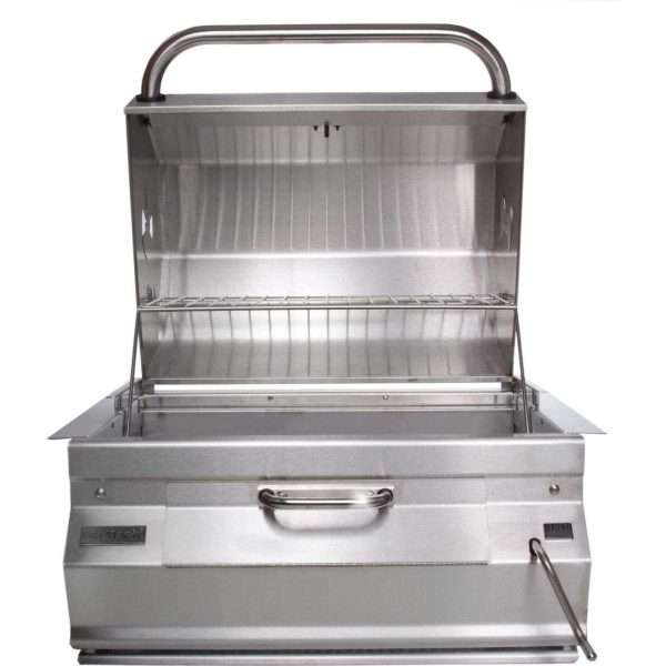 Fire Magic Charcoal Grills Legacy Smoker Grill - Open