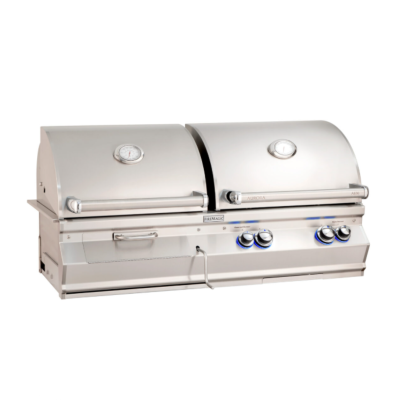 Fire Magic Aurora A830i 46-Inch Built-In Natural Gas And Charcoal Combo Grill With Rotisserie - A830i-8EAN-CB