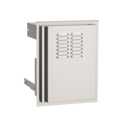 AOG 14" Louvered Single Access Door with Tank Tray - AOG20A