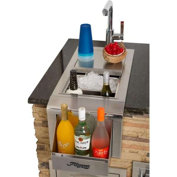 Alfresco 14-Inch Versa Bartender Set Up