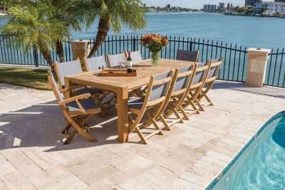 Royal Teak Collection 96-Inch Comfort Table