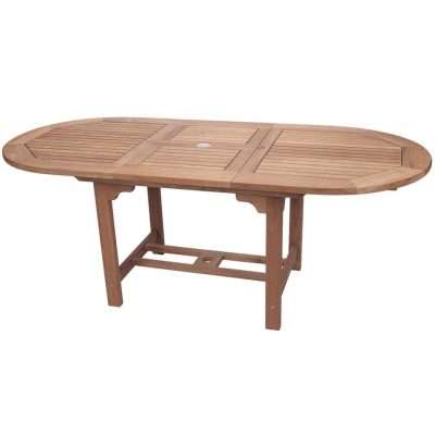 Royal Teak Collection Large Oval Family Expansion Table