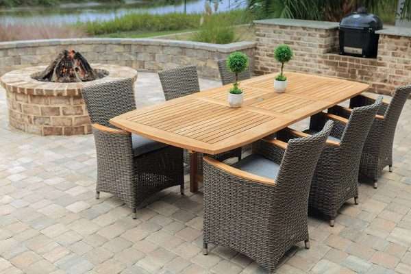 Royal Teak Collection Medium Rectangular Family Expansion Table