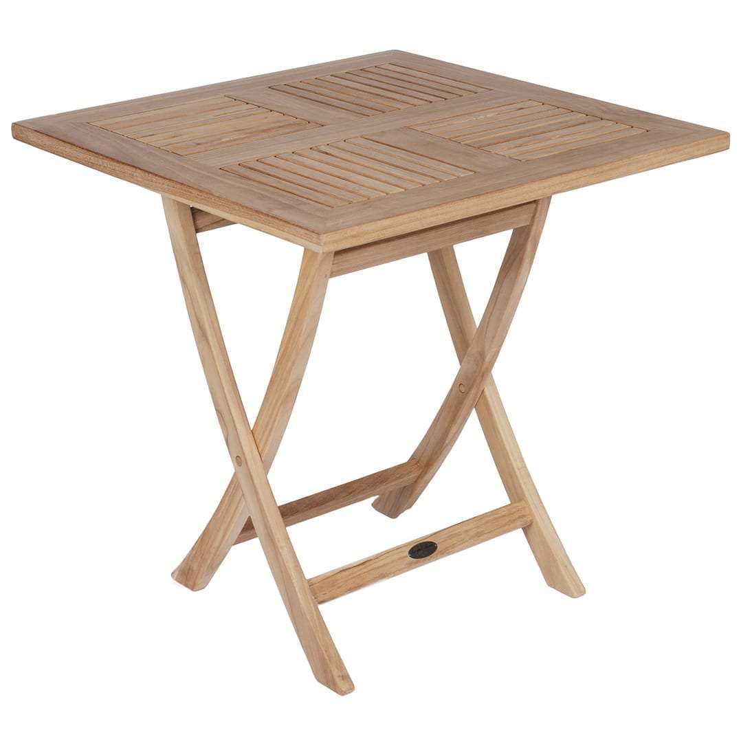 royalteak-sailorsquare-theoutdoorstore Royal Teak Collection Medium Sailor Square Folding Table
