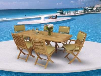 Royal Teak Collection Small Rectangular Family Expansion Table