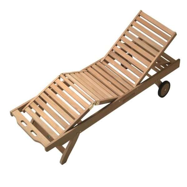 Royal Teak Collection Sun Bed - SNBL