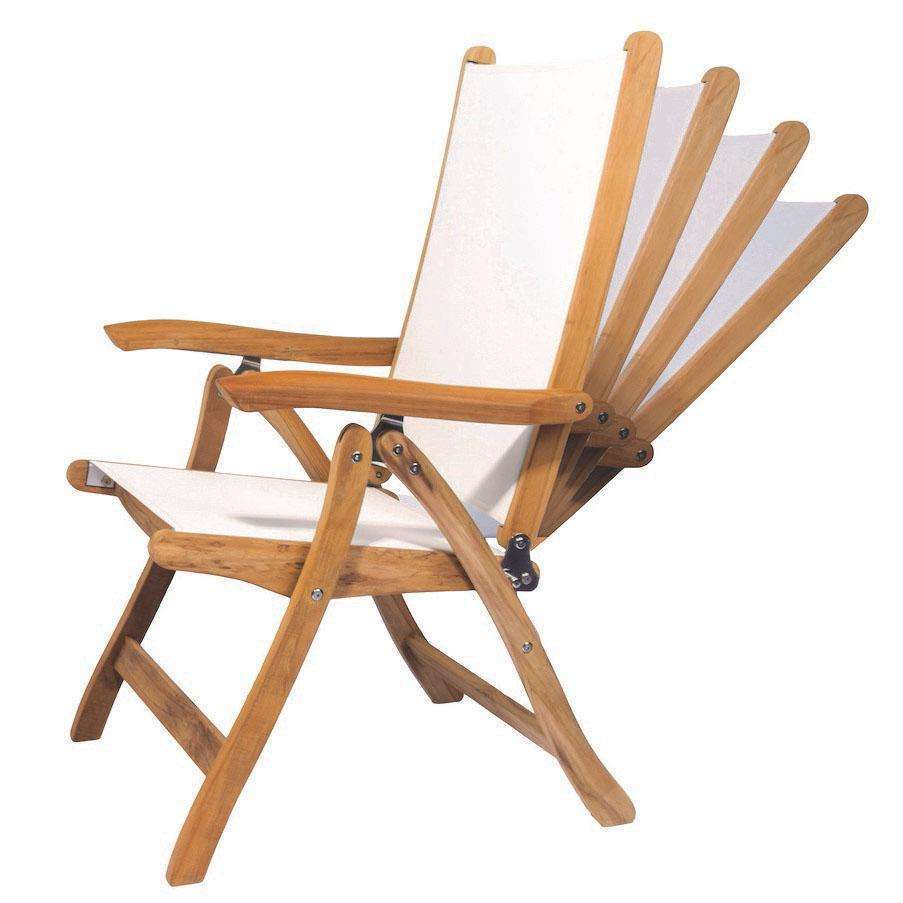 floridasling-3 Royal Teak Collection Gray Florida Sling Adjustable Arm Dining Chair – FLGR